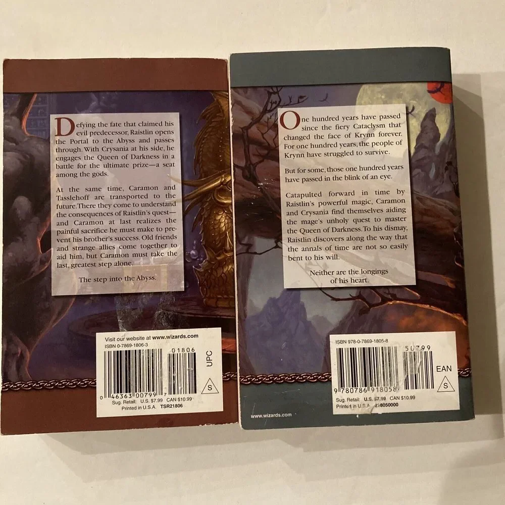Dragon Lance War of Souls Trilogy Margaret Weis & Tracy Hickman‎ Paperback 2003